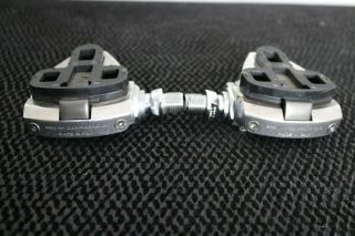 Nos Rare Campagnolo C Record Sgr Pedals With Cleats Vintage