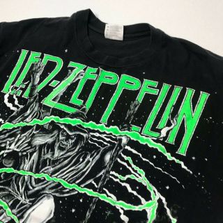 Vintage Led Zeppelin 1992 Winterland Express Rock T Shirt XL Single Stitched 4