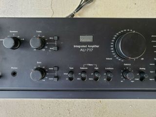 Vintage Sansui AU - 717 Integrated Amplifier for parts/repair 3