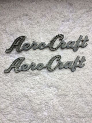 Vintage Aero Craft Boat Emblem