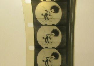 16mm film FOOLISH FOLLIES 1929 Van Beuren vintage sound cartoon B/W aesops fable 8