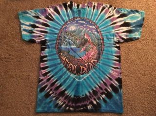 Grateful Dead T - Shirt Vintage 1992 Summer Tour Shirt Xl Dubois Gdm Tie Dyed Euc