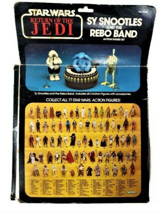 Vintage 1983 Star Wars Return Of The Jedi Sy Snootles and the Rebo Band 2
