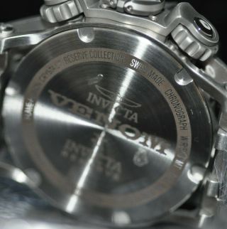 Invicta Men ' s Rare Venom Swiss Multifunction Chrono Blue Dial Steel Watch 20427 4