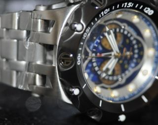 Invicta Men ' s Rare Venom Swiss Multifunction Chrono Blue Dial Steel Watch 20427 6
