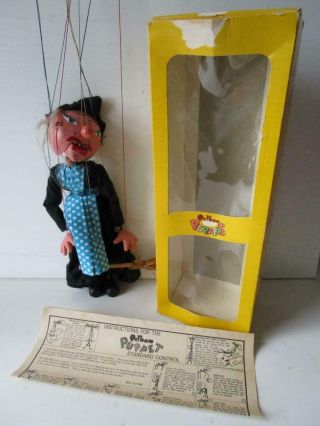 Vintage Pelham Puppet Sm2 Witch With Instructions