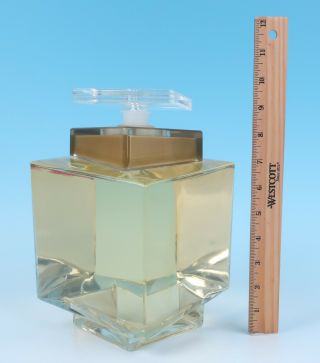 Large 10 " Vintage Unknown Commercial Factice Perfume Bottle Luigi Bormioli Store