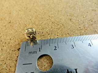 Authentic Pandora 14k 585 ALE Yellow Gold Clip On Heart Charm 750243 Retired 302 7