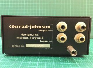 Conrad - Johnson TR - 1 Moving Coil Cartridge Step - Up Transformer Fully RARE 3