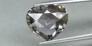 CERTIFICATE Inc.  Big Rare 6.  15ct Heart Natural Unheated Color Change Sapphire 2