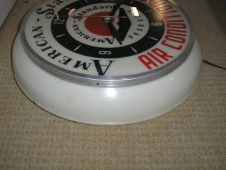Vintage American Standard Air Conditioning advertising clock 4