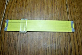 Vintage Pickett Metal Slide Rule Model N4 - ES Vector –Type Log Log with Case 1959 3