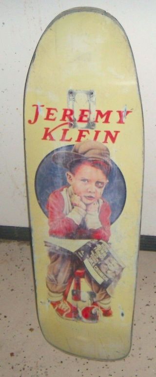 Vintage 1991 World Industries Jeremy Klein Blackeyed Kid 1st Pro Deck
