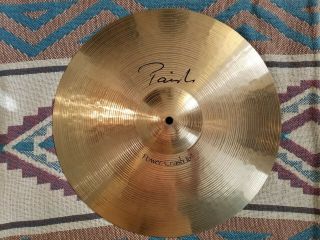 Paiste Signature Series 16 " Power Crash Cymbal Vintage