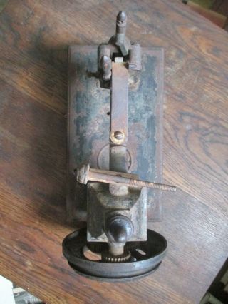 Antique Shaw & Clark Biddeford Maine Crank Sewing Machine 3