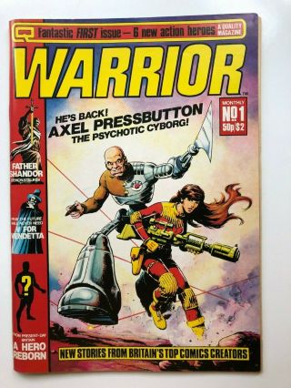 Warrior 1 - 26 Alan Moore 1st Marvelman (miracleman) V For Vendetta Nm,  Rare