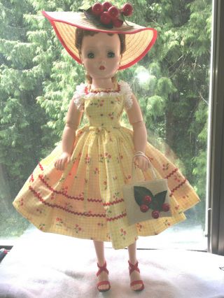 3 DAYS ONLY Vintage Madame Alexander Cissy Doll ❤ ‘Cherries Ala Mode’ Outfit 4