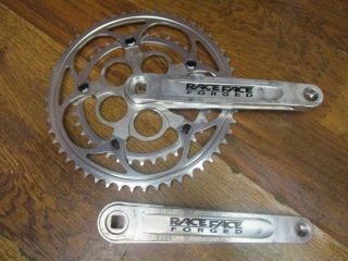 Vintage Race Face Forged 175l 53/39t 130 Bcd Square Taper Crank Arm Set - Silver