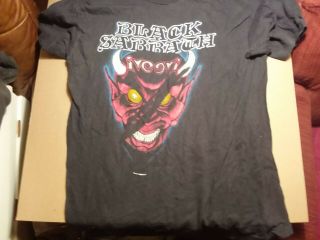 Black Sabbath Live Evil Vintage Tour Shirt Size Extra Large Dio Heaven And Hell