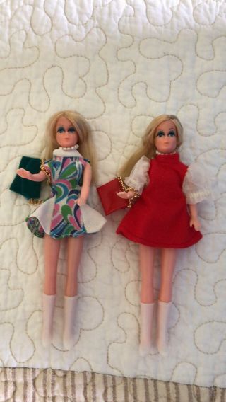 Cindi Joy Dollhouse Miniature Vintage Dolls Dawn Size Clones ? Just Out Of Box