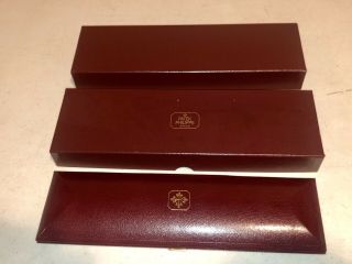 90’s VINTAGE PATEK PHILIPPE MENS WATCH BOX 3520D CALATRAVA Paperwork Hang Tag 5