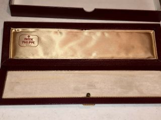 90’s VINTAGE PATEK PHILIPPE MENS WATCH BOX 3520D CALATRAVA Paperwork Hang Tag 7