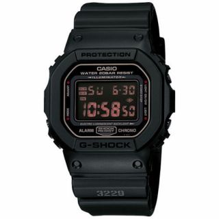 Casio G - Shock Military Matt Black Series Watch Gshock Dw - 5600ms - 1