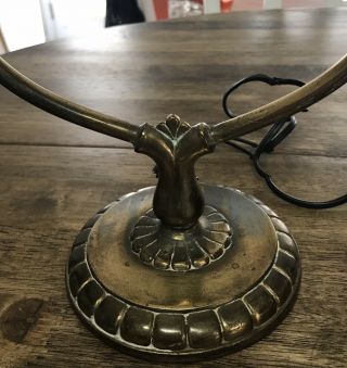 Signed Antique Handel Student Desk Lamp Bronze Base 1900’s - Art Nouveau