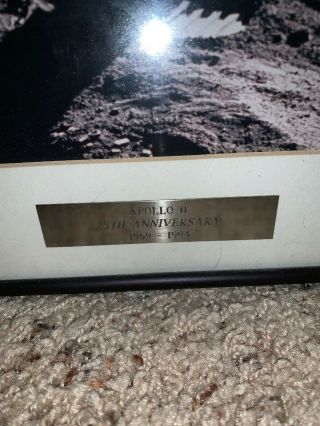 Buzz Aldrin Signed Apollo 11 Nasa 25th Anniversary Rare 4