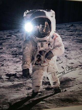Buzz Aldrin Signed Apollo 11 Nasa 25th Anniversary Rare 5