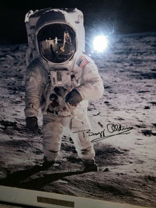 Buzz Aldrin Signed Apollo 11 Nasa 25th Anniversary Rare 6