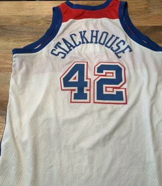 Vintage NBA Nike Washington Bullets Stackhouse Jersey - Size 4XL 2