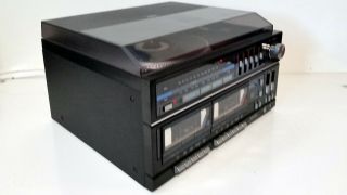 Vintage Am/fm/dual Cassette /turntable Combo Stereo Sanyo Gtx - 170