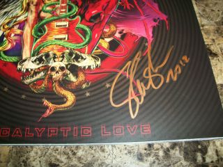 Slash Rare Signed Limited Edition 1000 Made Book Apocalyptic Love Guns N ' Roses 8