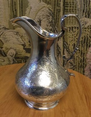 Martin Hall and Co.  1861 Antique Sterling Silver Creamer 212 grams 3