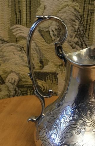 Martin Hall and Co.  1861 Antique Sterling Silver Creamer 212 grams 5