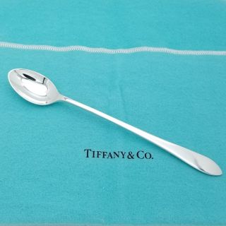 Tiffany & Co.  Spain Sterling Silver Faneuil Baby Feeding Spoon Box Pouch 6 