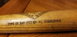 Antique 1920 ' s ZINN BECK - DIAMOND ACE 100 - Al Simmons Baseball Bat - uncracked 8