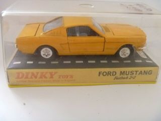 Vintage Dinky Toys Boxed Mustang Fastback 2,  2