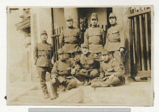 Wwii Japanese Photo: Army Soldiers In China