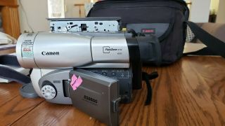 Canon ES8600 Hi - 8 Analog Camcorder Vintage Set 4