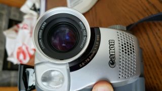 Canon ES8600 Hi - 8 Analog Camcorder Vintage Set 6