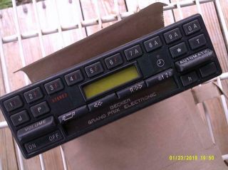 Vtg Becker 612 Grand Prix Mercedes 81 - 85 Electronic Radio Cassette W123 107 126