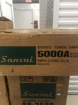 Sansui 5000a Stereo Tuner Amplifier Receiver Vintage Hi Fi