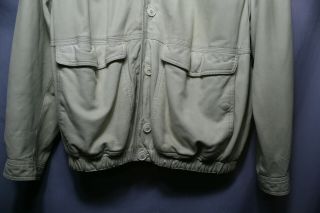 Vintage Giorgio Armani mens leather jacket 2