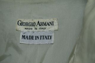 Vintage Giorgio Armani mens leather jacket 8