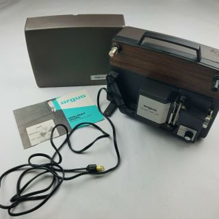 Vintage Argus Holiday Dual 848 8mm 8 Film Movie Projector