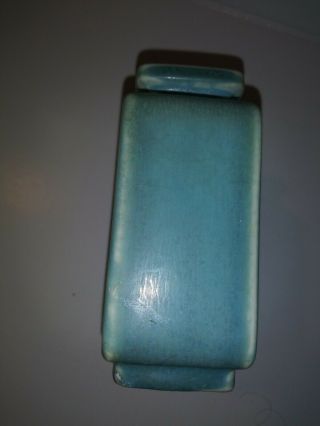 Vintage Rookwood Art Pottery Blue Retro Deco Vase 6474 4