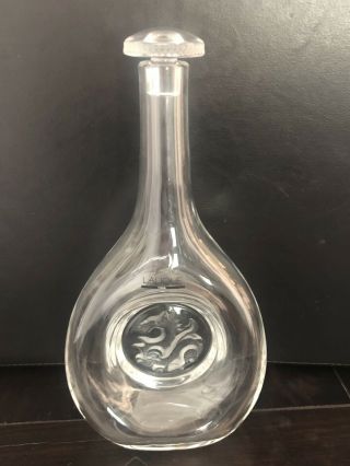 Extremely Rare Lalique Chimere Dragon Decanter