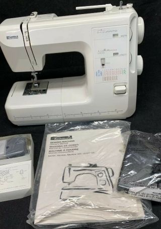 Vintage Kenmore Sewing Machine Model 385.  165200000 & Accessories
